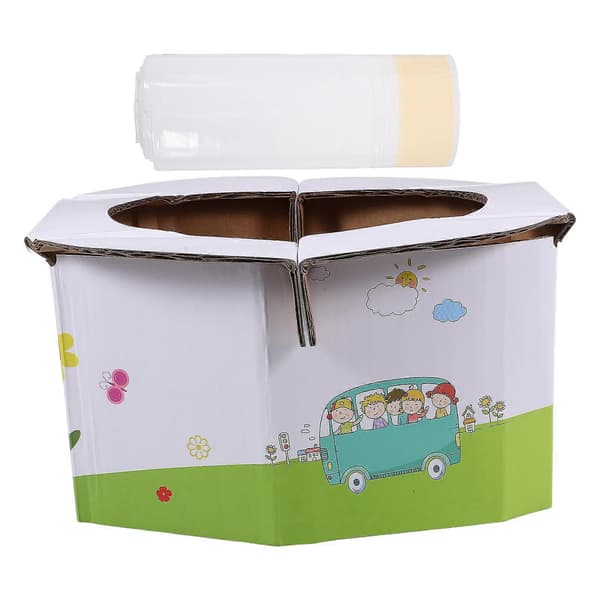 Reise potte sete reise papp trening 1 sett White 22.5x18.5cm