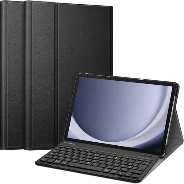 Tastatur - TRAHOO - Samsung Galaxy Tab A9 Plus - AZERTY - Trådløst - Let og bærbart