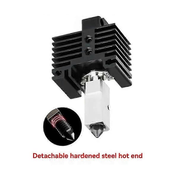 Bambu Lab P1P/P1S Hotend Opgraderingssæt med Blæser - Komplet Printhoved Black