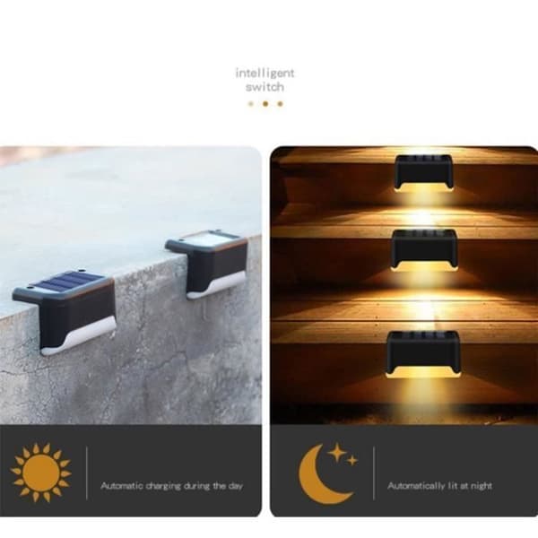 YULINLAND LED Solar Dekklys - ABS - IP65 - 16 pærer - Utendørs bruk
