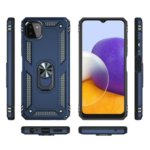 Bofink Combat Samsung Galaxy A22 5G deksel - Blå Blå blue