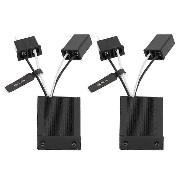 2 stk. LED Canbus Decoder Forlygtepære Lys Fejlafkoder Tilbehørssæt Kit C14 H7 SZRH A-DS 5 5