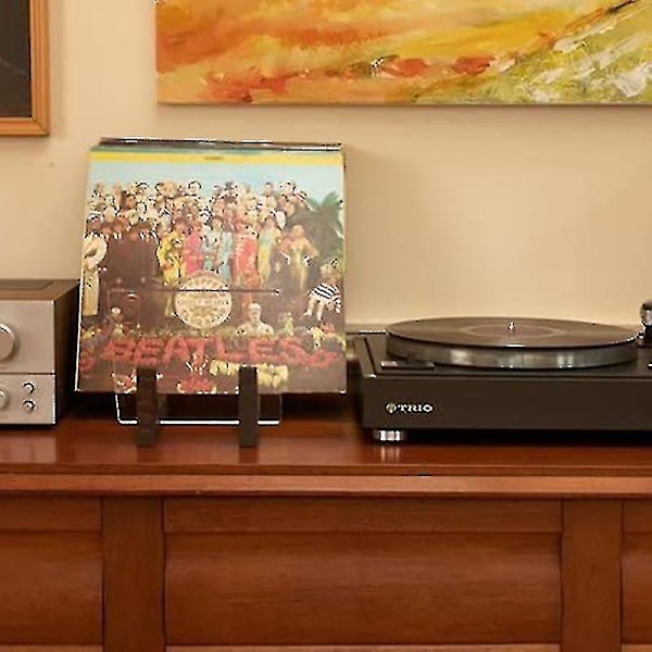 Oppbevaringsholder for vinylplater - Vis singlene og lp'ene dine i stativ