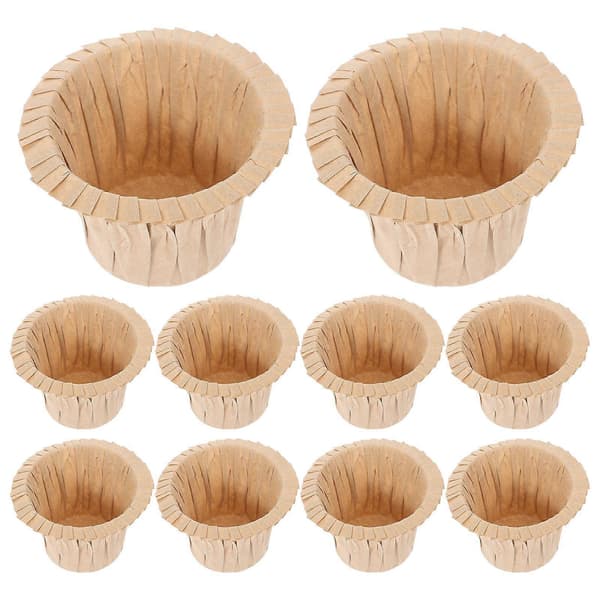 Kaffepappersbakformar Muffinsformar i papper för köksbruk, 30-pack