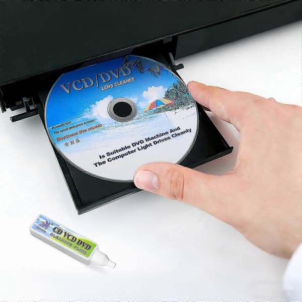CD DVD VCD afspiller rengøringssæt med holdbart PC PP materiale