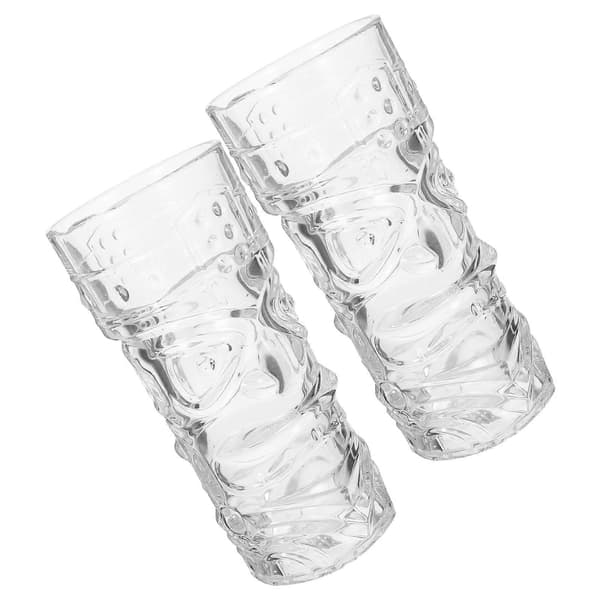 Vattenglas för dryck 2 st transparenta klara glas