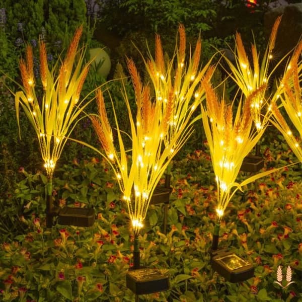 Hagelampe - Øretelefon - LED solcellelampe - Bevegelsessensor - Vanntett - Hvit