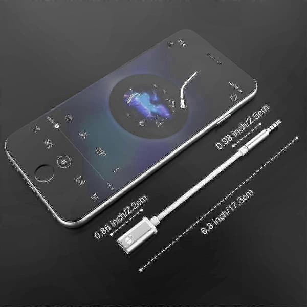 Aux-USB C -sovitinkaapeli kuulokkeille ja muille laitteille, versio 0210