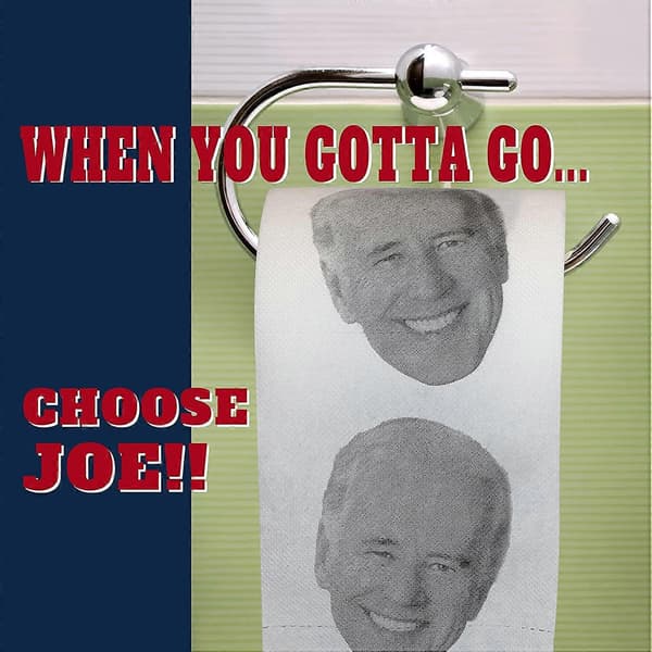 Placera Joe Biden Toalettpappersrulle