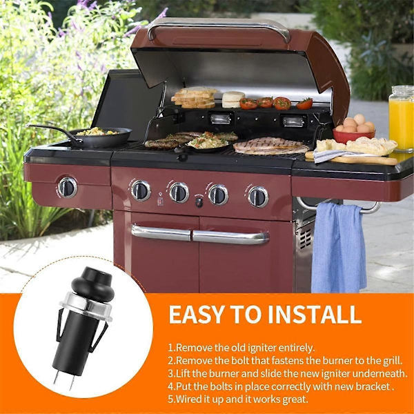 Tændingsknap kompatibel med Weber GS4 Spirit E/S 7642 7643 Grill Tænder Reservedele