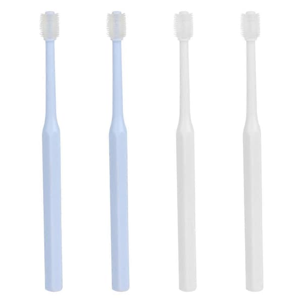 Tandborste för husdjur Katter Hundar Förebygger munsjukdomar TPE-material 4-pack