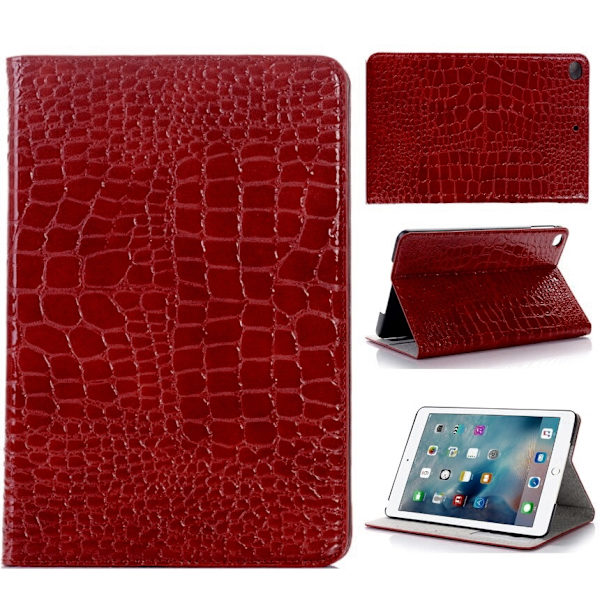 Lompakkokotelo iPad Mini 5 (2019) - 5 väriä, krokotiilikuosi Brun
