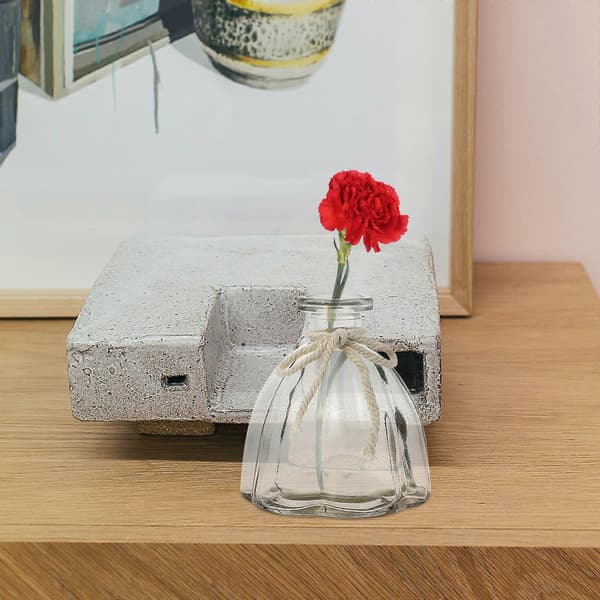 Hydroponisk Dekorativ Vas Blomsterarrangemang Glasbehållare 3-delat Set