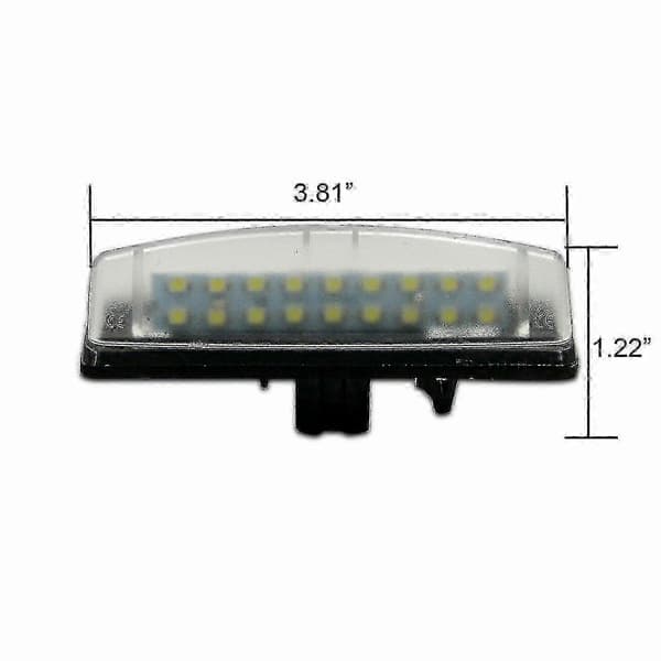 Direkte tilpassede hvide LED-nummerpladelys til Lexus IS300 IS200 og LS430 Edition 0909 5 5
