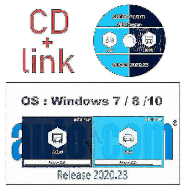 2022 Seneste 2020.23 Med Gratis Keygen Ulåst Software Til Delphis DS150 32GB USB VD Autocoms Pro OBD Bil Lastbil Diagnostisk Værktøj