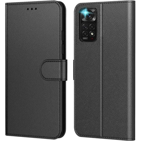 Fodral - Xiaomi - Redmi Note 11 / 11S - PU-läder - 360° skydd - Multifunktionell