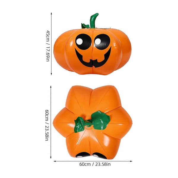 Halloween gresskarpynt oppblåsbart gresskar hengende dekorasjon til fester
