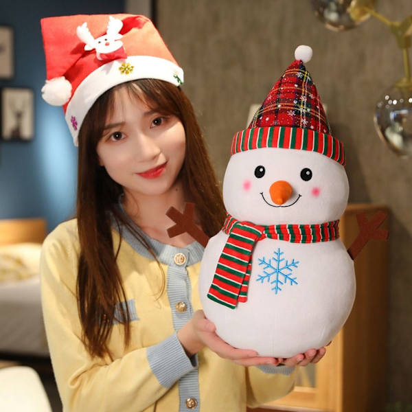 Jultomte Älg Mormor Plyschleksaker SNÖGUbbe SNÖGUbbe Snowman Snowman