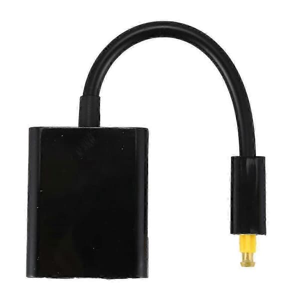 2-udgangs SPDIF optisk lydsplitteradapter med digital Toslink splitterudgave 0909 5 5