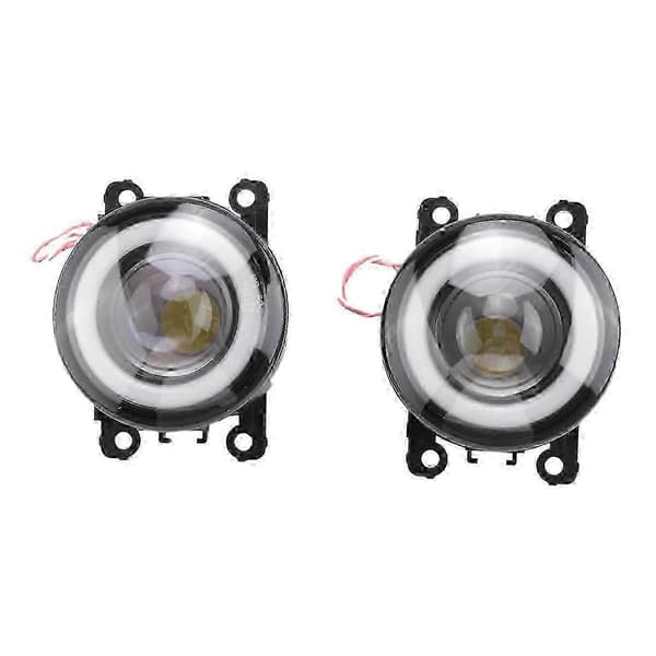 1Par LED Tåkelys for JB43 Jimny 1998-2017 Hvit Black  white