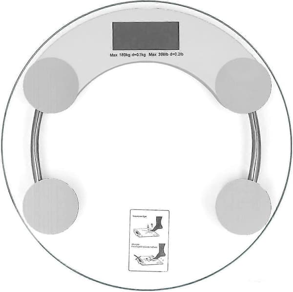 Rund vektvekt 180 kg LED