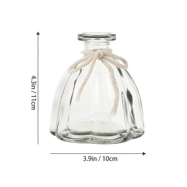 Hydroponisk Dekorativ Vas Blomsterarrangemang Glasbehållare 3-delat Set