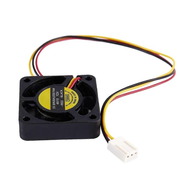 3 stk 40 mm x 10 mm 3-pinners 12V DC børsteløs PC-datamaskin kjølevifte utgave 0331