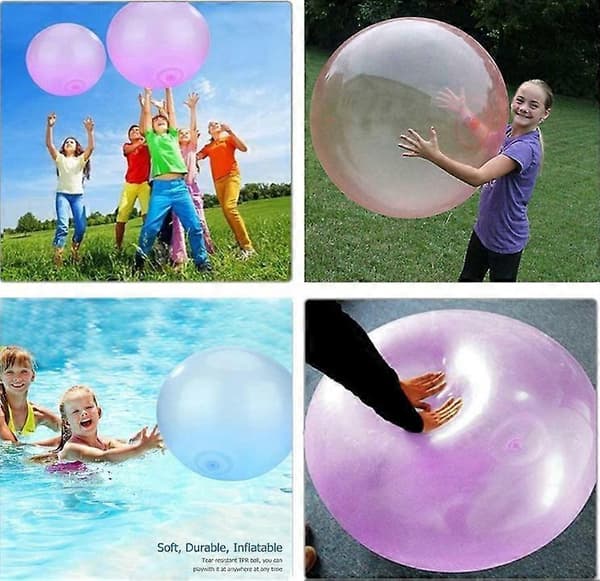 Myk luftvannfylt bobleball for barn