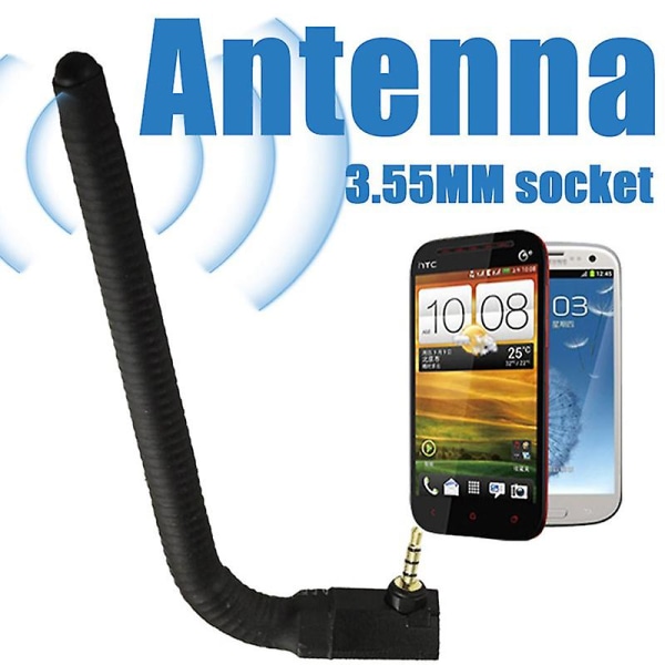 Universal Mobiltelefon Ekstern Trådløs Antenne 6dbi 3.5mm Jack Til Mobiltelefon