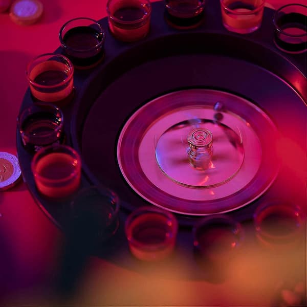 Drikkespil Roulette Sæt Med 16 Shots