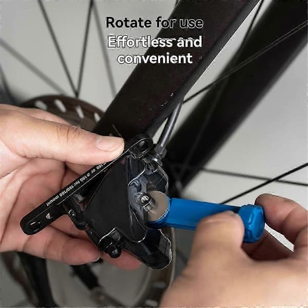 Bremseklodsspreder Værktøj Cykelstempelspreder Ergonomisk Reparationstilbehør Expander til Cykelvedligeholdelse Blue  Silver