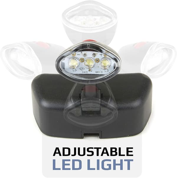 Deluxe PRO Series hodebåndlupe med LED-lysfunksjon og