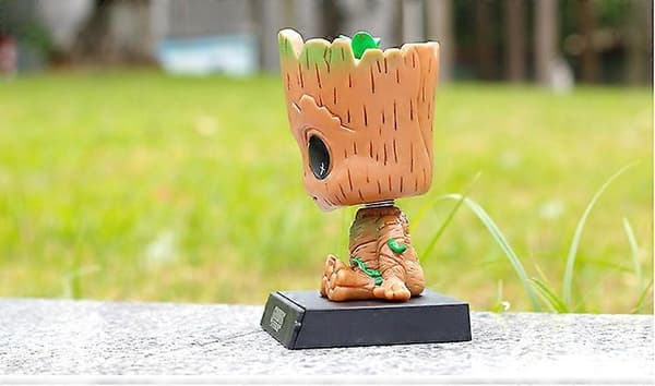 Tegneserie Groot Bil Dash Bobblehead Actionfigur Søt Anime Groot