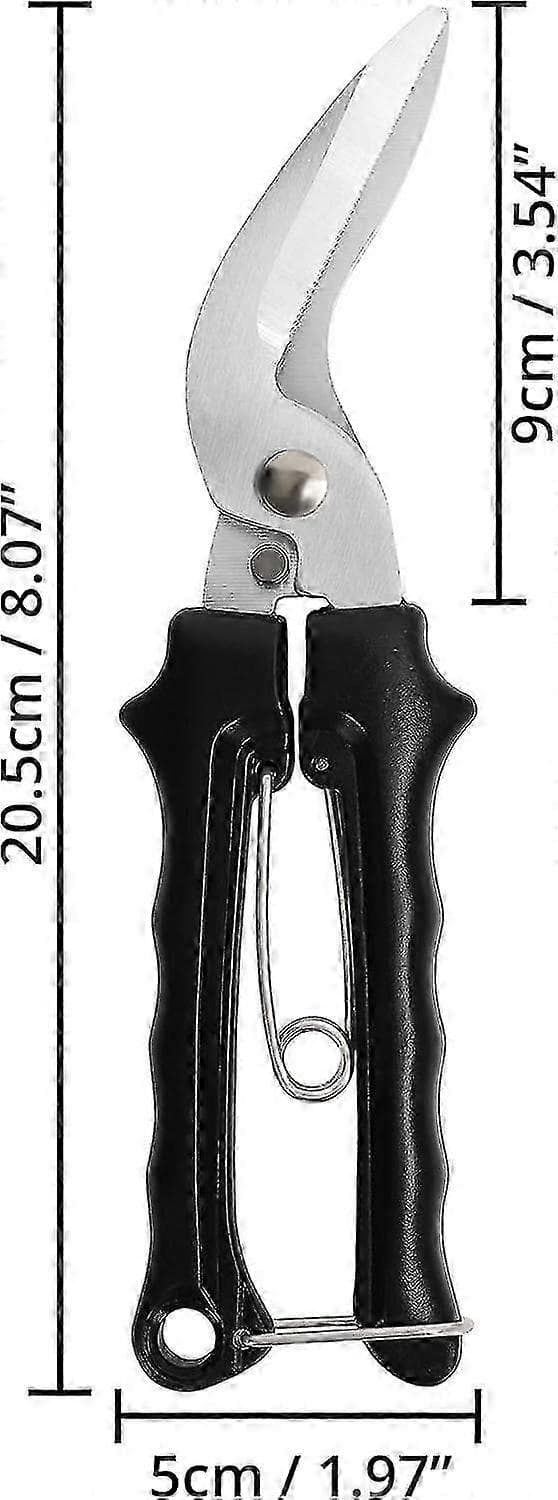Kraftige teppesakser 20,5 cm skarpe blader i rustfritt stål for stoff og papp