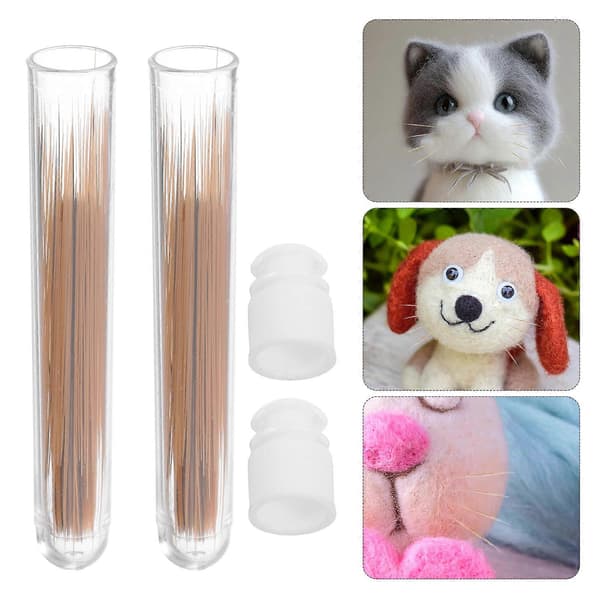 Nylon kattmorrhår för DIY-hantverk 500 st simulerade djurmorrhår
