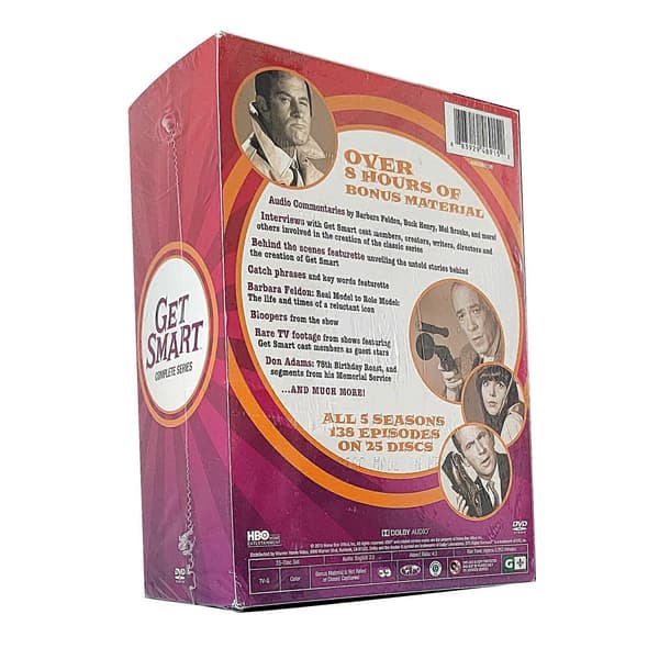 Get Smart: The Complete Series DVD (25-disc boxset) | Klassisk spionkomedie engelsk version