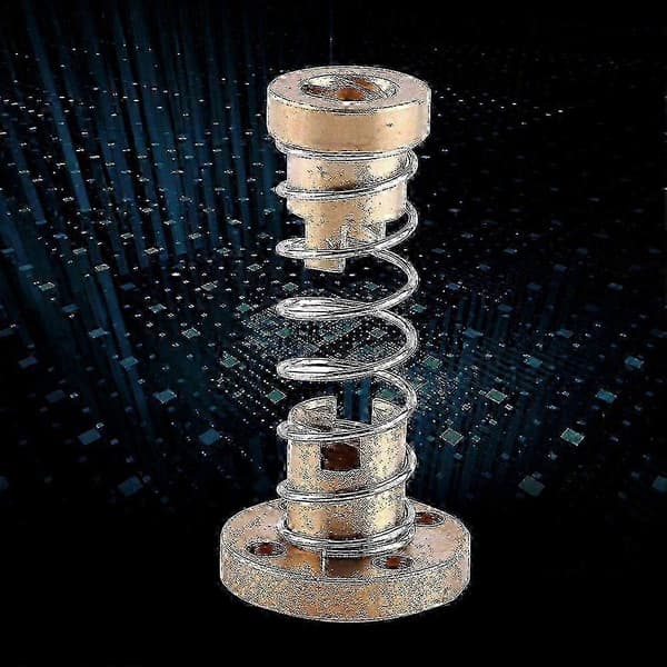 Anti-backlash messingmøtrik til T8 8mm 2mm stigning spindel 3D-printer C DIY graveringsmaskine reservedel