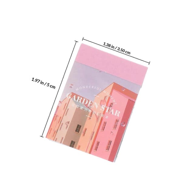 Blomsterhage Starlight Scrapbooking-klistremerker til dekorasjon, 4 sett