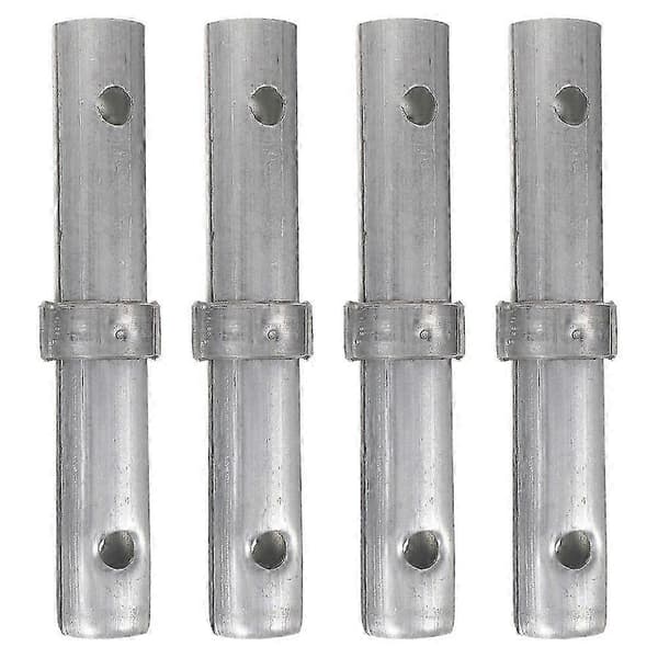 Ställningsskarvstift Kraftig stålkoppling för ställning Silver 4-pack Utgåva 0909 5 5