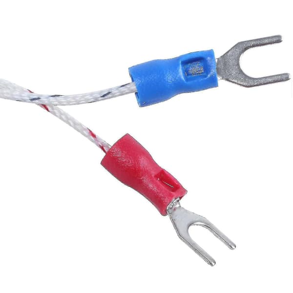 K-typ termoelement 2M kabel med 9x5mm sondring vit sensor