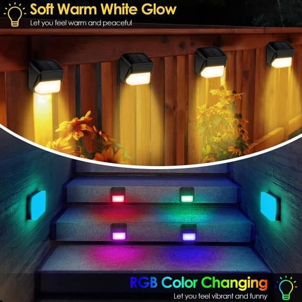 Solcellslampa - AMOUNE - 4-pack - LED - IP65 - Varmvit