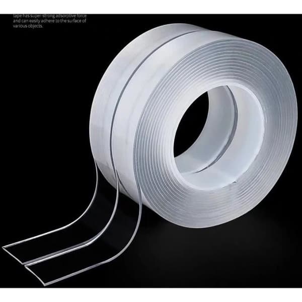 Tape - Ultra-resistent - 2mm x 3cm x 3m - Transparent - Genanvendelig - Multifunktionel