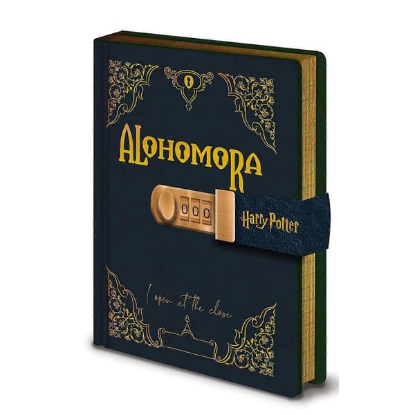 Alohomora Låsbar A5-dagbok Black One Size