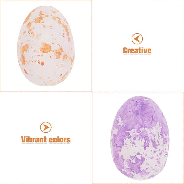 Fargerike påskeskumegg DIY-pyntesett for dekorasjon 40 stk
