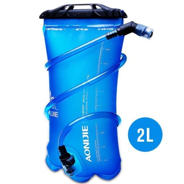 Sammenfoldelig vandpose - AMOUNE - 2L - TPU - 220g - Til cykling og camping