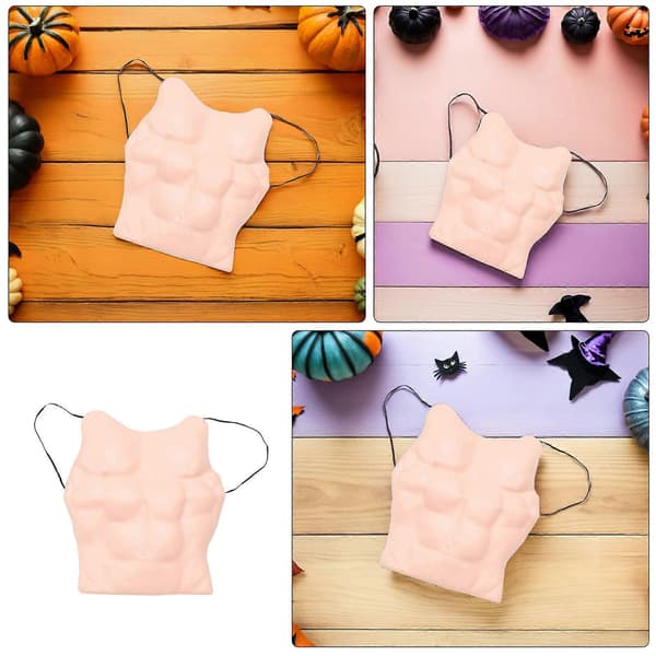 Halloween-lihakset asuun 2 kpl tekolihasrinta ja vatsalihakset cosplayhin
