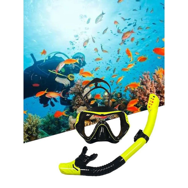 Anti-dugg dykkerbriller og snorkel Profesjonell snorkling svømmemaske, 2024 ny eksplosjon