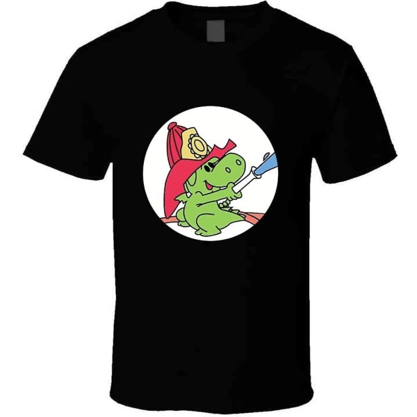 Grisu The Little Dragon T-shirt i retro vintagestil og T-shirt til beklædning