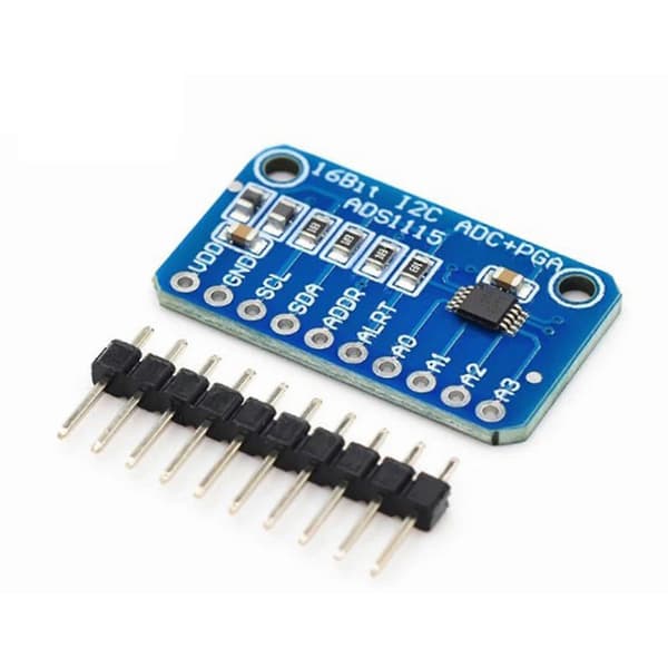 ADS1115 I2C IIC Analog til Digital Adapter 4 Kanal 16 Bit ADC Modul Adapter Programmerbar Forstærkerkort Flerfarvet 1 set