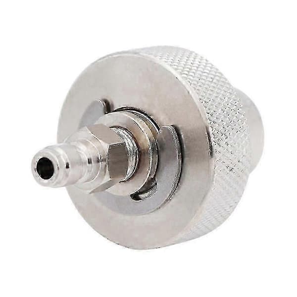 DIN Ventiladapter Sæt Rustfrit Stål 300 Bar Han til Hun til Dykning Luftværktøj og Tankpåfyldninger Silver